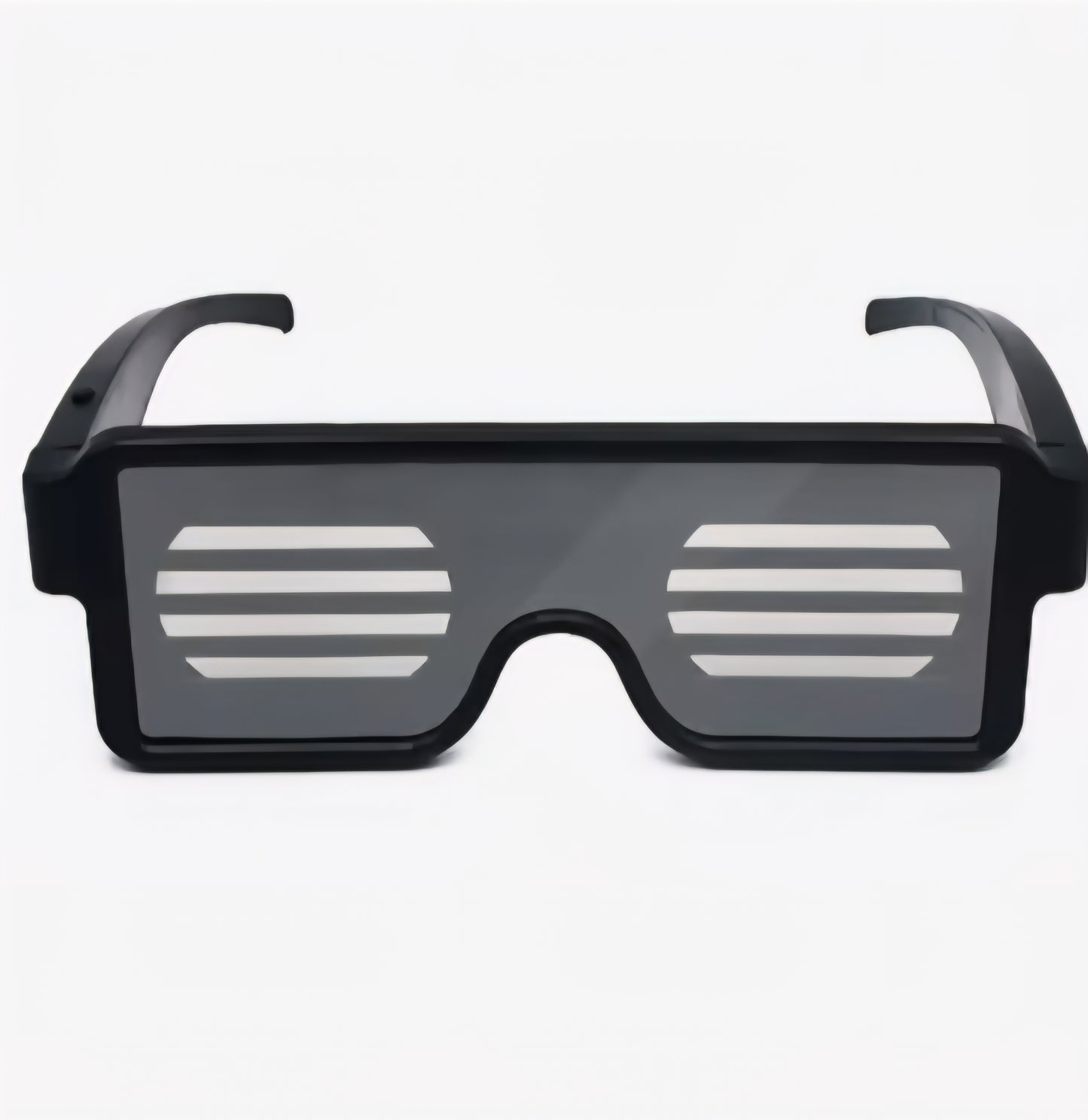 Party Brille LED rot oder blau mit 8 animierten Motiven NEU